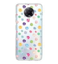 PrintiFy Xiaomi Poco F2 Pro ile Uyumlu 1mm Slim Fit Water Color 6 Baskılı Şeffaf  Kılıf