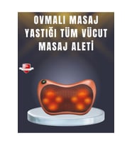 Çok Fonksiyonlu Boyun Bel Sırt Masaj Yastığı, Araç İçi Uyumlu