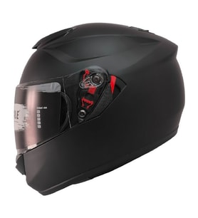 FR913 Mat Siyah Motosiklet Kaskı Güneş Vizörlü Full Face Kask