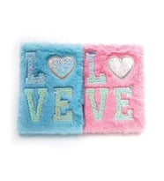 LOVE Tasarımlı Peluş Hatıra Defteri