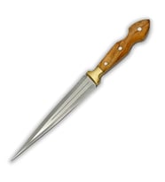 İsme Özel Hediyelik Çift Ağızlı Hançer El Yapımı Kama Outdoor Bıçak Kamp ve Av Bıçağı