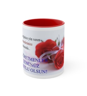 Öğretmenler Günü Kupaları (Kırmızı)