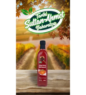 Tarihi SultanAhmet Baharatçısı Hurma Sirkesi %100 Katkısız Doğal 500 ml  Özel Üretim