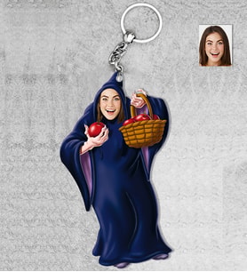Kişiye Özel Kadın Ahşap Anahtarlık-19