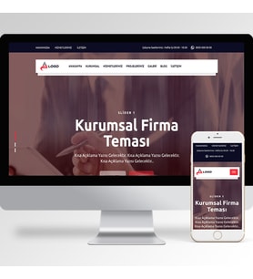 Hazır Kurumsal Web Sitesi Yazılımı V63