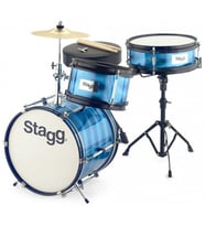 STAGG TIM JR 3/12B BL - 3 PARÇA JUNİOR DAVUL SETİ