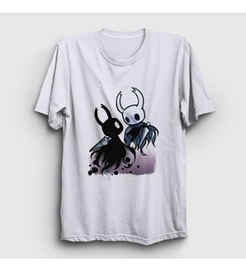 Presmono Unisex Beyaz Shade Oyun Hollow Knight T-Shirt 493300tt