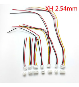 JST-XH 2.54mm 3pin 10cm Kablolu Konnektör (Beyaz) Takım x 1 adet (rf026) (Siyah-Kırmızı)