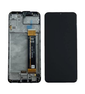 Samsung A23 5G sm-A236 Çıtalı SERVİS Lcd Dokunmatik Ekran (Siyah)