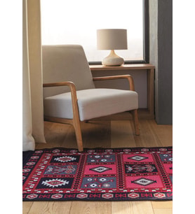 Bigghome  SA1619B Çift Taraflı Kilim 120*180 cm (Çok Renkli)