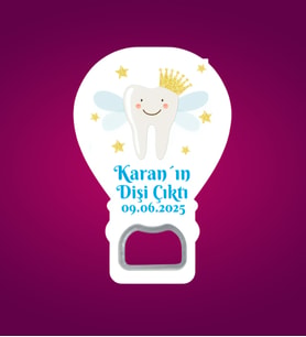 Diş Buğdayı Organizasyon Baby Shower Bebek İçin Kişiye Özel Magnet