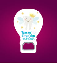 Diş Buğdayı Organizasyon Baby Shower Bebek İçin Kişiye Özel Magnet