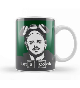Let's Cook Jesse Pinkman Edition Kupa Bardak Porselen