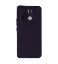 Xiaomi Redmi Note 13 Pro 5G Kılıf Nano içi Kadife Silikon - Mor