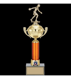 ODAK KUPA - Figürlü Kupalar - Bowling Kadın Figürlü Kupalar FG-056 B - 42 cm