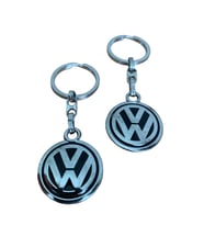 VOLKSWAGEN LOGOLU SİYAH GÜMÜŞ METAL ANAHTARLIK