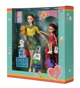 S00003046 BEBEK VE ANNESİ YOLCULUKTA 30CM