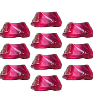 Plastik Şeffaf Pembe Sup Kaşık - Tatlı Dondurma Kaşığı - 12.5 Cm. - 50 Adetlik 10 Paket