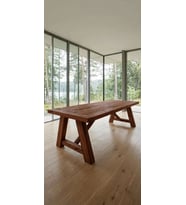 Kaidos Ahşap Doğal Kütük Yemek / Toplantı / Çalışma Masası