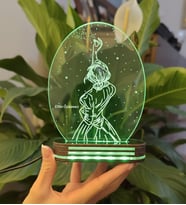 Öğretmenlere Özel 3 D Led Lamba (Yeşil)
