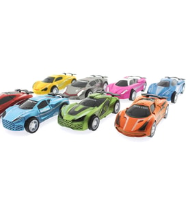 Mulvxurg  Urg02 Road Masters 8'Li Plastik Yarış Arabaları (Mulvix)