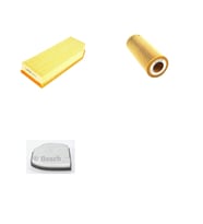 Bosch Filtre Bakım Seti Mercedes E320 CDI W210 2000-2002 Dizel 197 Beygir Hava + Yağ f. + Polen Filtre Sardes