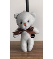 Sevimli Ayıcık Peluş Oyuncak Anahtarlık Uyku Arkadaşı Hediyelik 12 CM (Çok Renkli)