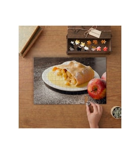 Elmalı Turta - Tatlılar Tasarımı 240 parça Ahşap Puzzle Ahşap Kutuda MP01333