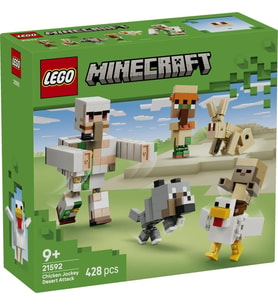 LEGO Minecraft 21592 Chicken Jockey Desert Attack