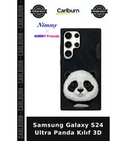 Samsung Galaxy S24 Ultra Panda Kılıf 3D Aksesuar Çeşit Cihaz Koruma Akıllı Telefon