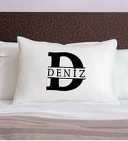 BK Gift Kişiye Özel İsimli Pamuklu Yastık Kılıfı-1 50x70cm , Sevgiliye Hediye, Ev Hediyesi, Tasarım Ev Tekstili