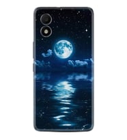 TCL 303 Kılıf Resimli Desenli Baskılı Silikon Night Moon 1133