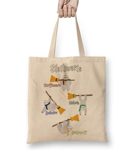 Slothwarts Harry Potter Sloths Bez Çanta Uzun Saplı