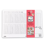 Funny Mat Çarpım Tablosu &amp; Çalışma Masam 25X35Cm 2'Li Paket Beyaz Seri