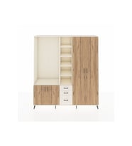 Hyperion Dolap 13 Raflı 3 Çekmeceli 4 Kapaklı 220x44x243 Aytaşı-Çam/Aytaşı