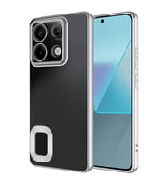 Xiaomi Redmi Note 13 Pro 5G Uyumlu Kılıf Kamera Korumalı Logo Gösteren Zore Omega Kapak