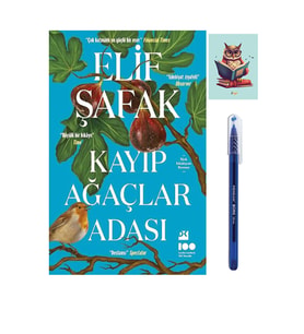 Kayıp Ağaçlar Adası - Elif Şafak - Doğan Kitap - Pensan Büro Mavi Tükenmez Kalem (Renksiz)