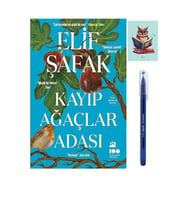 Kayıp Ağaçlar Adası - Elif Şafak - Doğan Kitap - Pensan Büro Mavi Tükenmez Kalem (Renksiz)