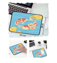 Ying Yang Balık Tasarımlı 33x28 Cm Mousepad Kaymaz Taban Rahat Konforlu Mouse Pad