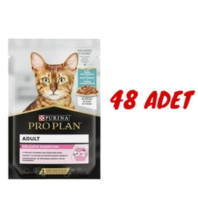 Pro Plan Pouch Sos İçinde Okyanus Balıklı Yetişkin Kedi Konservesi 85 Gr X 48 Ad (Kahverengi)