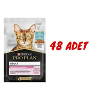Pro Plan Pouch Sos İçinde Okyanus Balıklı Yetişkin Kedi Konservesi 85 Gr X 48 Ad (Kahverengi)