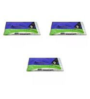 ArmaPlus Takviyeli Kalın Baskılı Beyaz Çanta Poşet Torba - 2 No - 26x38 Cm. - 50 Adetlik 3 Paket
