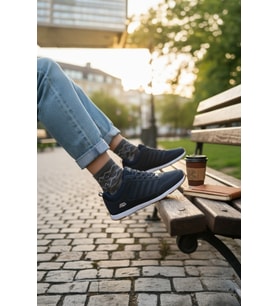 Enoch Erkek/Unisex Beyaz Yürüyüş ve Fitness Ayakkabısı - Hafif Taban Spor Sneaker