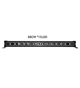 Space Offroad sis lambası 88cm beyaz-amber angelli 12-32v 450w adet / LASS333