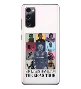 Samsung Galaxy S20 FE Uyumlu Lewis Hamilton Tasarımlı Şeffaf Telefon Kılıfı