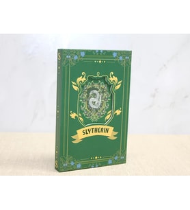 Harry Potter Slytherin Deri Defter (Krem)