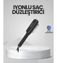 Hızlı Isınan İyonlu Saç Düzleştirici Tarak Pratik Kullanım