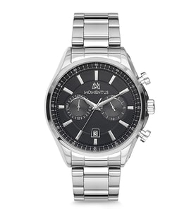 MOMENTUS CC102S-04SS KRONOLU-TAKVİMLİ-WR 10ATM-ÇELİK-ERKEK KOL SAATİ