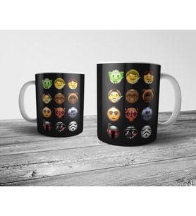 Pixxa Star Wars Emojileri Kupa Bardak Model 1