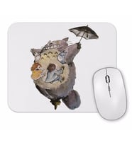 Totoro Takes Flight Mouse Pad